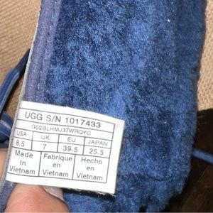 Worn women winter Uggs boots